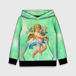 Толстовка-худи детская Ангел Святой, цвет: 3D-черный