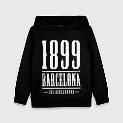 Толстовка-худи детская Barcelona 1899 Барселона, цвет: 3D-черный