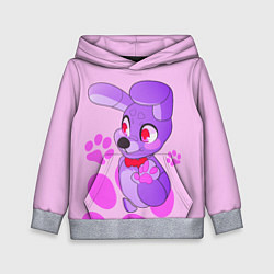 Толстовка-худи детская Bonnie the Rabbit UCN, цвет: 3D-меланж