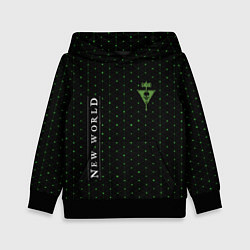 Толстовка-худи детская NEW WORLD - СИНДИКАТ - Графика, цвет: 3D-черный