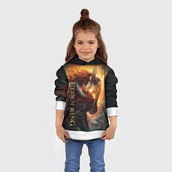 Толстовка-худи детская ELDEN RING - ЕЛДЕН РИНГ ВАЛЬКИРИЯ, цвет: 3D-белый — фото 2