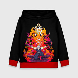 Толстовка-худи детская Тенген Узуй Великолепный ниндзя Клинок Рассекающий, цвет: 3D-красный