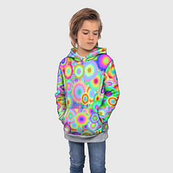 Толстовка-худи детская Disco-Tie-Dye, цвет: 3D-меланж — фото 2