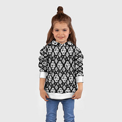 Толстовка-худи детская Black Pattern Dope Camo Dope Street Market, цвет: 3D-белый — фото 2