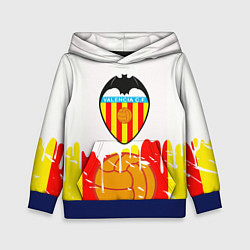 Толстовка-худи детская Валенсия valencia, цвет: 3D-синий