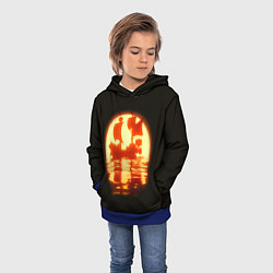 Толстовка-худи детская Саузенд Санни Ван Пис, цвет: 3D-синий — фото 2