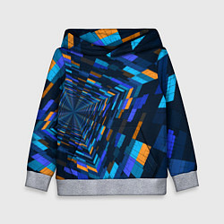 Толстовка-худи детская Geometric pattern Fashion Vanguard, цвет: 3D-меланж