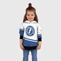 Толстовка-худи детская Tampa Bay Lightning NHL, цвет: 3D-черный — фото 2