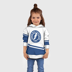 Толстовка-худи детская Tampa Bay Lightning NHL, цвет: 3D-белый — фото 2