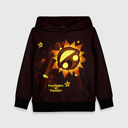 Толстовка-худи детская Five Nights at Freddys Security Breach - Воспитате, цвет: 3D-черный