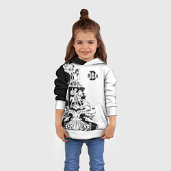 Толстовка-худи детская ВЛАД ГЕРБ, цвет: 3D-белый — фото 2