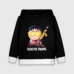 Толстовка-худи детская Южный парк - South Park, цвет: 3D-белый
