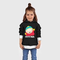 Толстовка-худи детская Южный парк - Эрик Eric, цвет: 3D-белый — фото 2