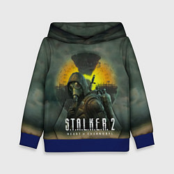 Толстовка-худи детская S T A L K E R 2 Heart of Chernobyl Сталкер 2 Сердц, цвет: 3D-синий