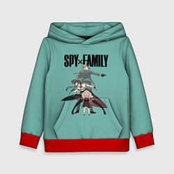 Толстовка-худи детская Spy x Family, цвет: 3D-красный