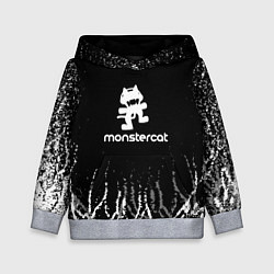 Толстовка-худи детская Monstercat, цвет: 3D-меланж
