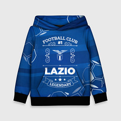 Толстовка-худи детская Lazio FC 1, цвет: 3D-черный