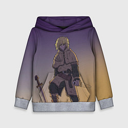 Толстовка-худи детская Торфинн на холме, цвет: 3D-меланж