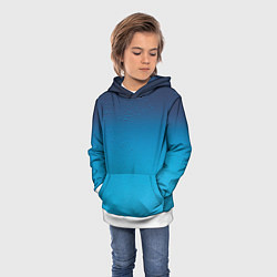 Толстовка-худи детская Конденсат, цвет: 3D-белый — фото 2