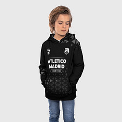 Толстовка-худи детская Atletico Madrid Форма Champions, цвет: 3D-черный — фото 2