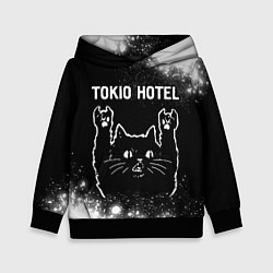 Толстовка-худи детская Tokio Hotel Rock Cat, цвет: 3D-черный