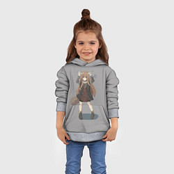 Толстовка-худи детская Милашка Рафталия, цвет: 3D-меланж — фото 2