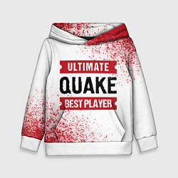 Толстовка-худи детская Quake Ultimate, цвет: 3D-белый