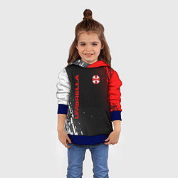 Толстовка-худи детская Resident evil амбрелла, цвет: 3D-синий — фото 2