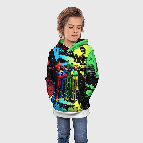 Детская толстовка POPPY PLAYTIME Mini Huggies / 3D-Белый – фото 3