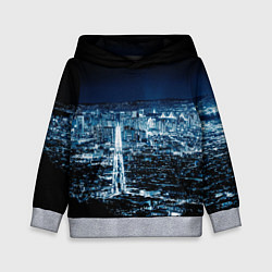 Детская толстовка Ночной город night city