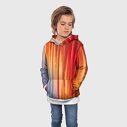 Толстовка-худи детская Refraction of light, цвет: 3D-белый — фото 2