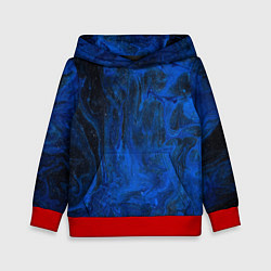 Детская толстовка Синий абстрактный дым