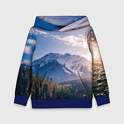 Детская толстовка Горы Лес Солнце