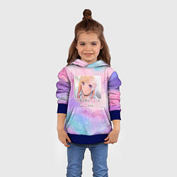 Толстовка-худи детская My Dress-Up Darling: Marin Kitagawa, цвет: 3D-синий — фото 2