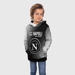 Толстовка-худи детская SSC NAPOLI Pro Football, цвет: 3D-черный — фото 2