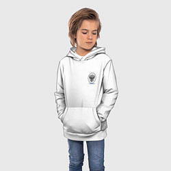 Толстовка-худи детская Russia White Collection 20222023, цвет: 3D-белый — фото 2