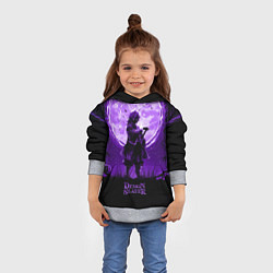 Толстовка-худи детская КЛИНОК, РАССЕКАЮЩИЙ ДЕМОНОВ ГИЮ ТОМИОКА, цвет: 3D-меланж — фото 2