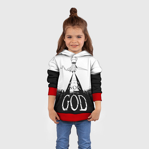 Детская толстовка Не жук, не зверь, но БОГ Hollow Knight / 3D-Красный – фото 4