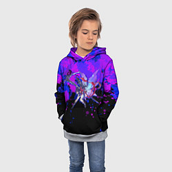 Толстовка-худи детская Сееле Honkai star rail, цвет: 3D-меланж — фото 2