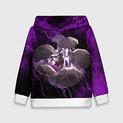 Толстовка-худи детская Кафка Honkai star rail, цвет: 3D-белый