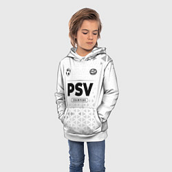 Толстовка-худи детская PSV Champions Униформа, цвет: 3D-белый — фото 2