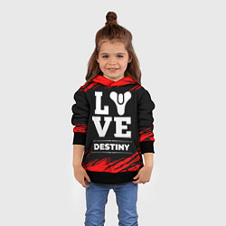 Толстовка-худи детская Destiny Love Классика, цвет: 3D-черный — фото 2