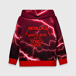 Толстовка-худи детская Metallica Madly in Angel, цвет: 3D-красный
