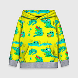 Детская толстовка GREEN CROCODILES