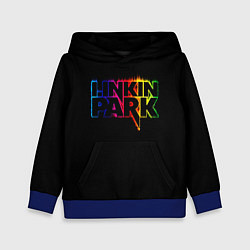 Толстовка-худи детская Linkin Park neon, цвет: 3D-синий