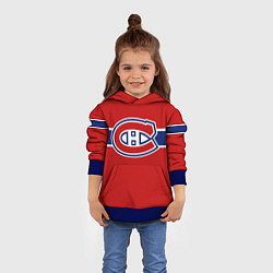 Толстовка-худи детская Монреаль Канадиенс Форма, цвет: 3D-синий — фото 2