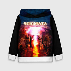 Толстовка-худи детская Stigmata альбом, цвет: 3D-белый