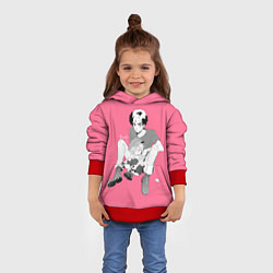 Толстовка-худи детская Сатио и Джо Megalo Box, цвет: 3D-красный — фото 2