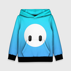 Толстовка-худи детская Fall Guy blue, цвет: 3D-черный