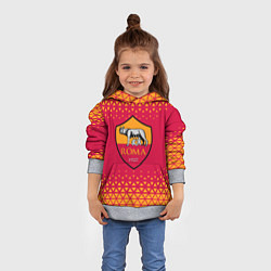 Толстовка-худи детская Рома roma абстракция, цвет: 3D-меланж — фото 2